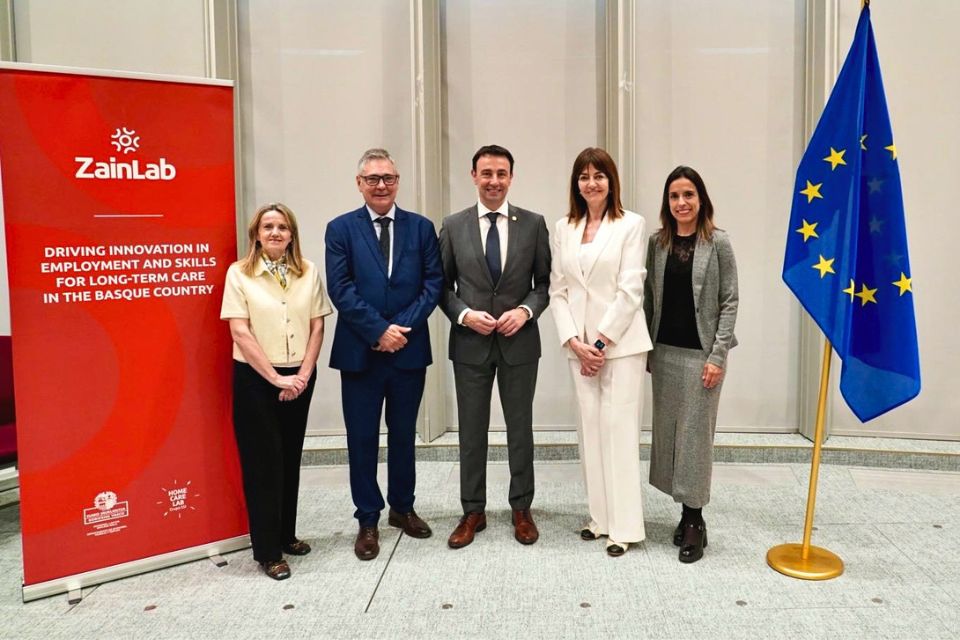 ZainLab lleva al Parlamento Europeo la experiencia vasca en empleo, capacitación y cuidados