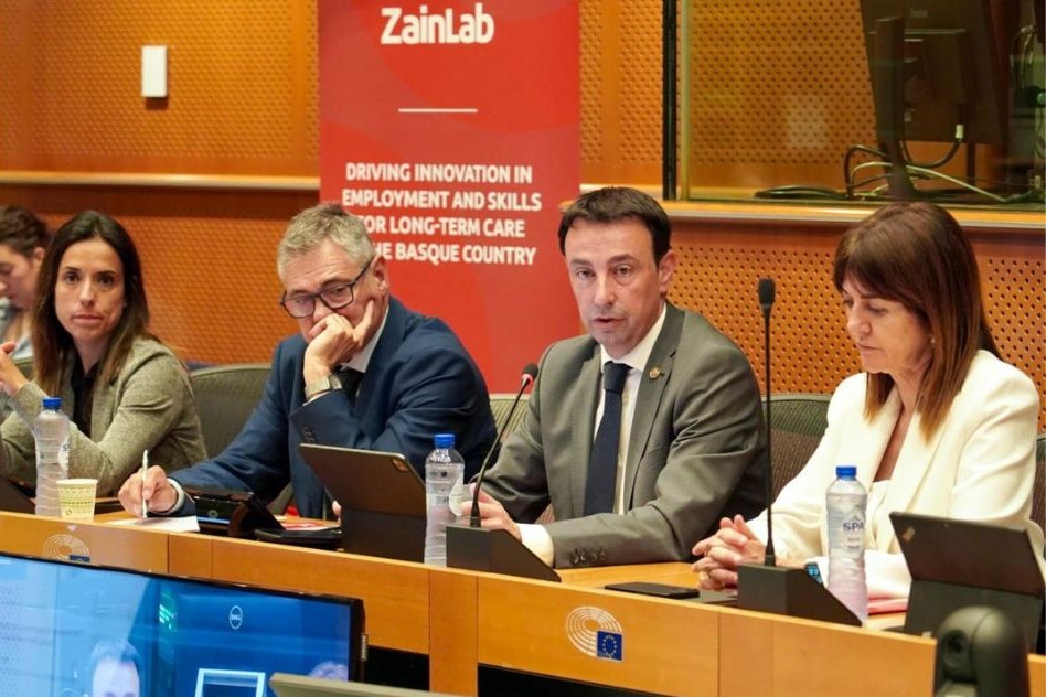 ZainLab lleva al Parlamento Europeo la experiencia vasca en empleo, capacitación y cuidados