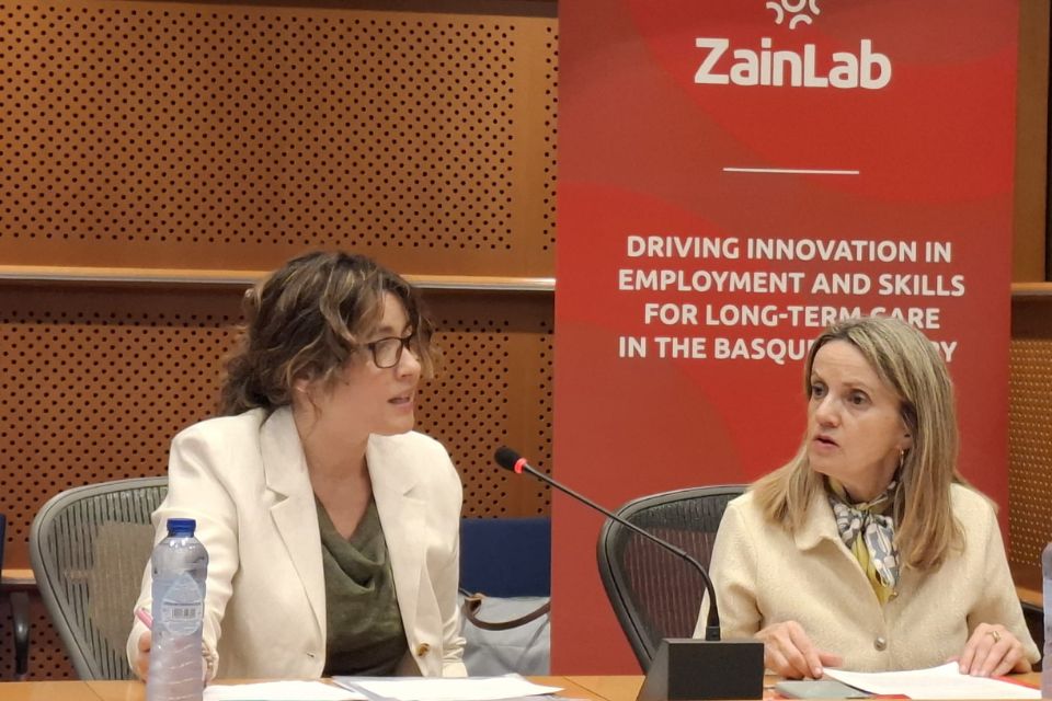 ZainLab lleva al Parlamento Europeo la experiencia vasca en empleo, capacitación y cuidados